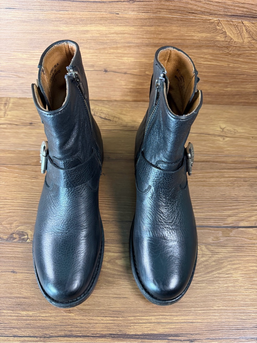 Frye-Vicky Engineer Leather Boots Shoes Women’s Size 6.5 - Picture 6 of 9